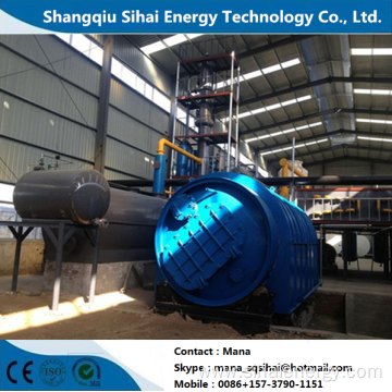 Used rubber extraction to fuel oil cracking machine